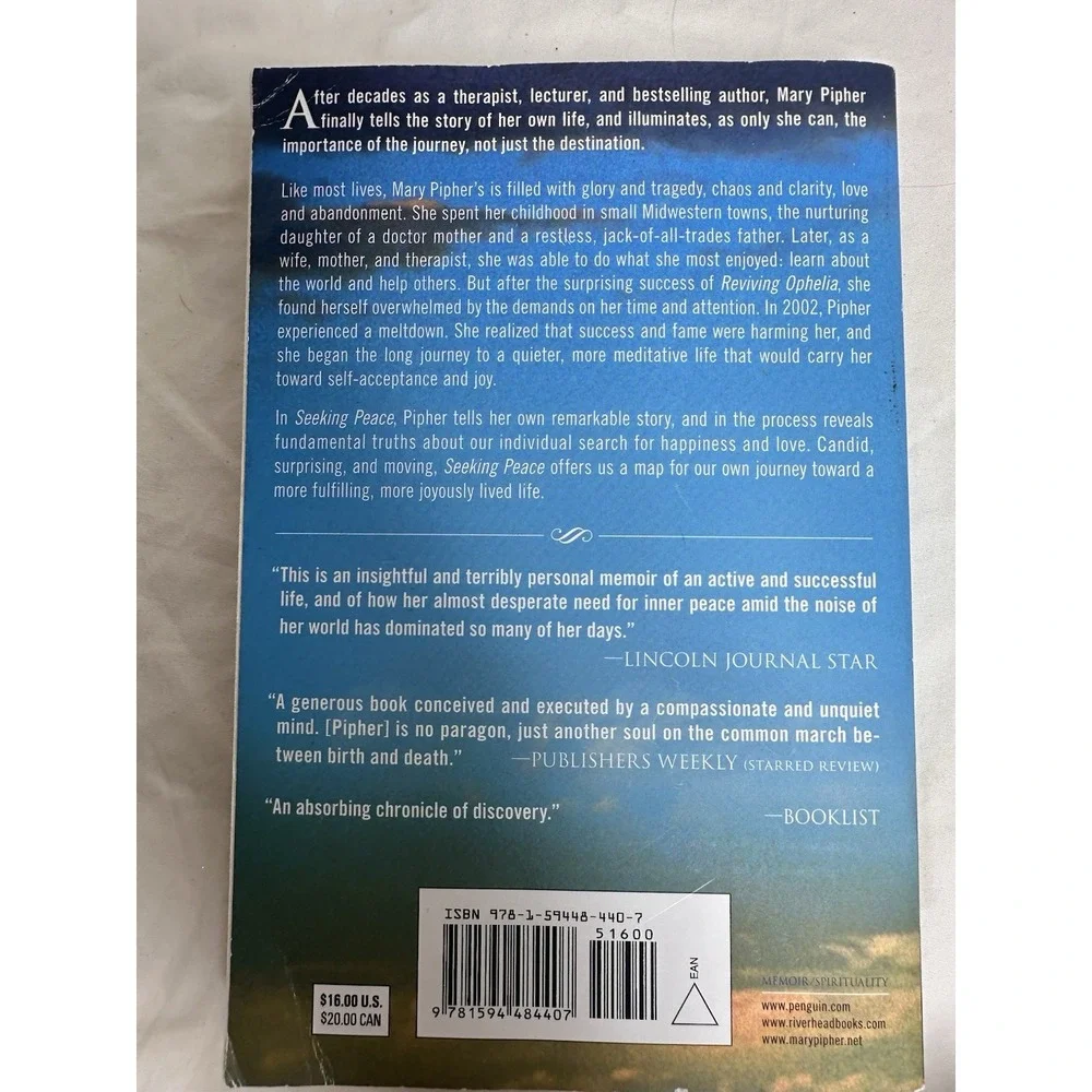 Mary Pipher – Seeking Peace: Chronicles of the Worst‎ Buddhist in the World